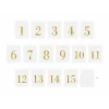 Table Numbers - Set Of Labels, 9.5x12cm (1 pkt / 30 pc.)