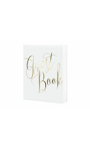 Guest Book, 20x24.5cm, White, 22 Pages