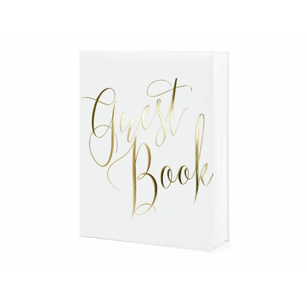 Guest Book, 20x24.5cm, White, 22 Pages