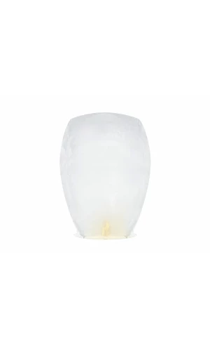 Sky Lantern, White, 37 x 53 x 95cm