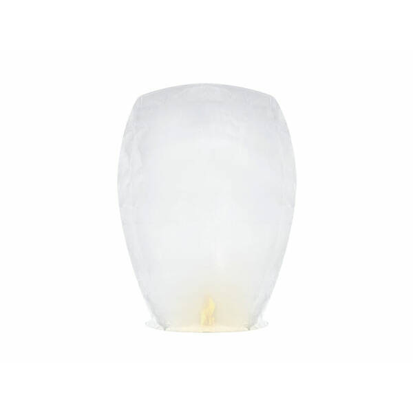 Sky Lantern, White, 37 x 53 x 95cm