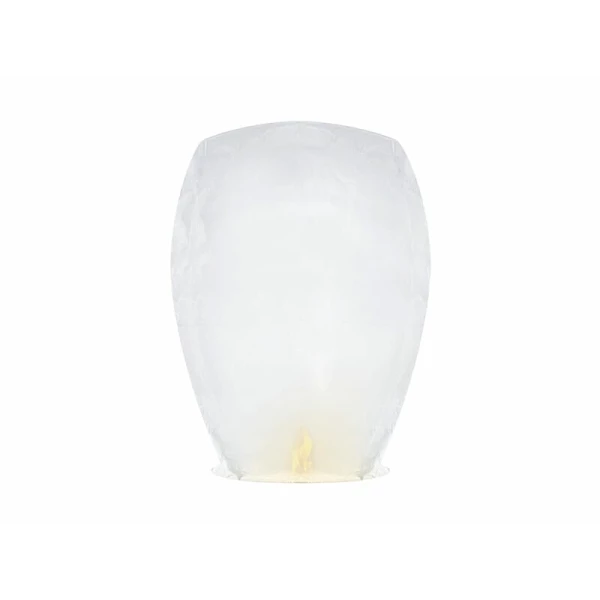 Sky Lantern, White, 37 x 53 x 95cm