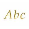 Letter Stickers, Gold