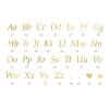 Letter Stickers, Gold
