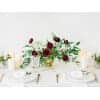 Table Runner - Printed Organza, Cream, 0.36 x 9M
