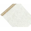 Table Runner - Printed Organza, White, 0.48 x 9M