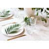 Table Runner - Printed Organza, White, 0.48 x 9M