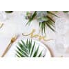 Table Runner - Printed Organza, White, 0.48 x 9M