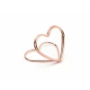Place Card Holders Hearts, Rose Gold, 2.5 cm (1 pkt / 10 pc.)