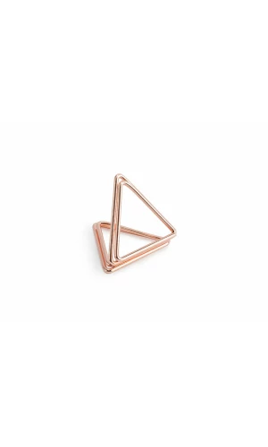Place Card Holders Triangles, Rose Gold, 2.3 cm (1 pkt / 10 pc.)