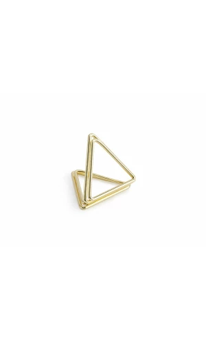 Place Card Holders Triangles, Gold, 2.3 cm (1 pkt / 10 pc.)