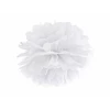Tissue Paper Pompom, White, 25cm