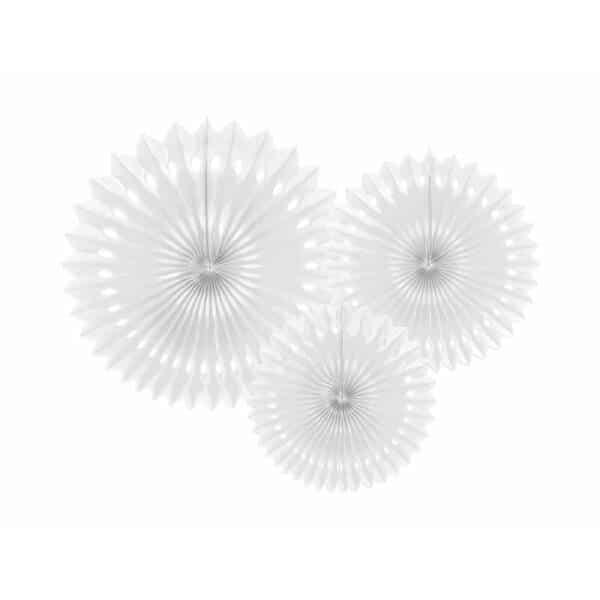 Tissue Fan, White, 20-30cm (1 pkt / 3 pc.)
