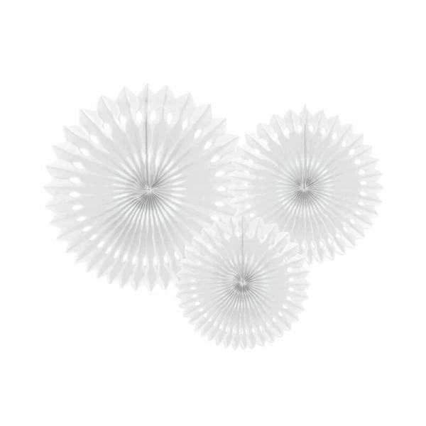 Tissue Fan, White, 20-30cm (1 pkt / 3 pc.)