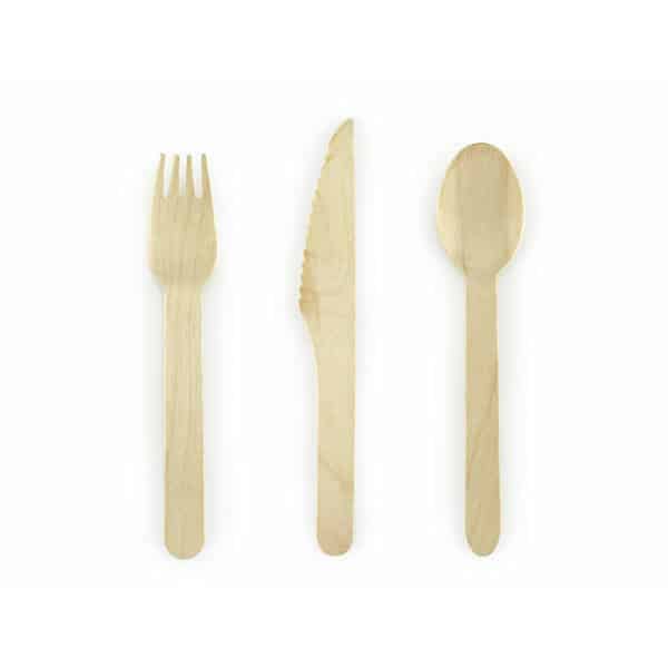 Wooden Cutlery Woodland, 16cm (1 pkt / 18 pc.)