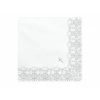 Napkins First Communion / Confirmation 33x33cm, Silver (1 pkt / 20 pc.)