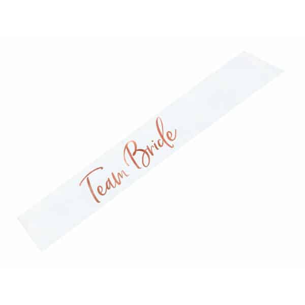 Sash Team Bride, White, 75cm
