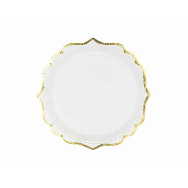 Plates, White, 18.5 cm (1 pkt / 6 pc.)