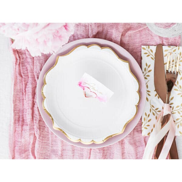 Plates, White, 18.5 cm (1 pkt / 6 pc.)