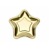 Paper Plates Star, Gold, 23cm (1 pkt / 6 pc.)