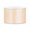 Satin Ribbon, Cream, 50mm (Sold Per Metre)