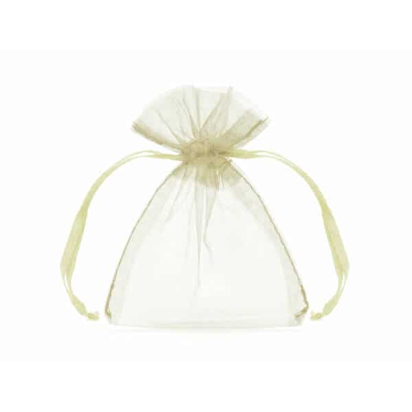 Organza Pouches, Cream, 10cm (1 pkt / 10 pc.)