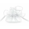 Organza Pouches, White, 25cm (1 pkt / 10 pc.)
