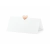 Place Cards - Heart, Rose Gold, 10x5cm (1 pkt / 10 pc.)
