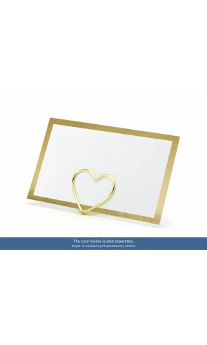 Place Cards - Frame, Gold, 9.5x5.5cm (1 pkt / 10 pc.)