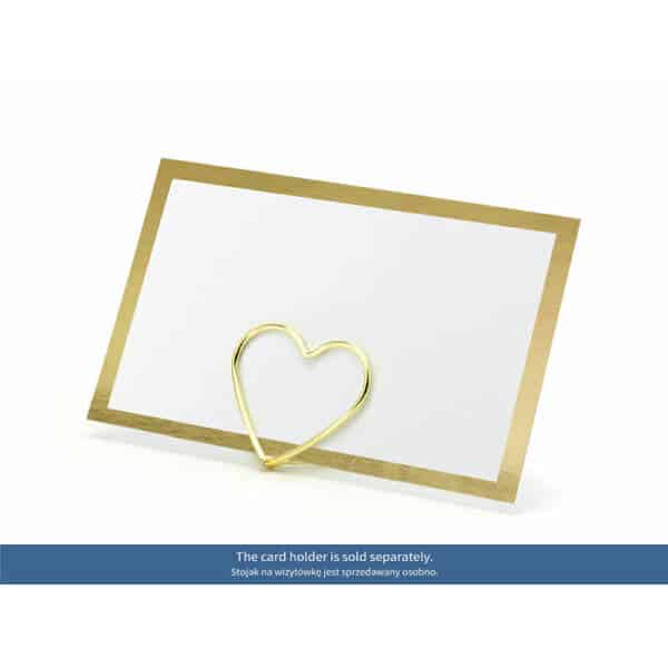 Place Cards - Frame, Gold, 9.5x5.5cm (1 pkt / 10 pc.)