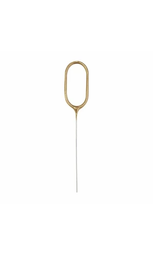 Birthday Gold Glitz Sparkler 17.8cm - Number 0