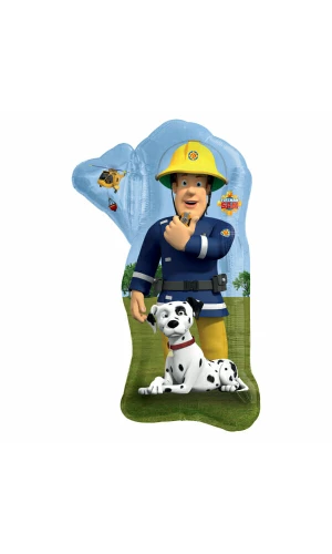 Fireman Sam Supershape Foil Balloon - 55cm x 83cm