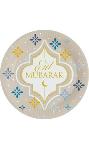 Eid Ramadan Round Plattes - 23cm