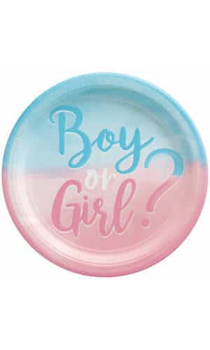 The Big Reveal Paper Plates 22.8cm - 8pk