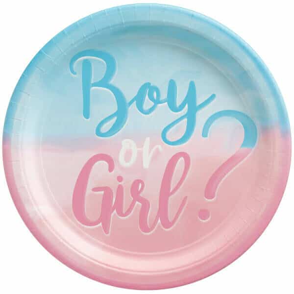 The Big Reveal Paper Plates 22.8cm - 8pk