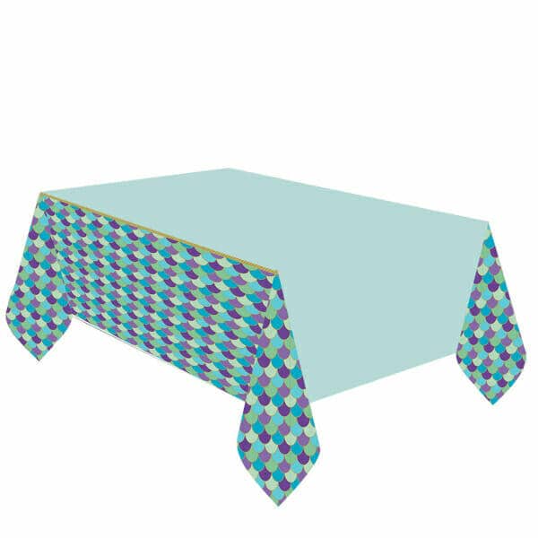Mermaid Wishes Paper Tablecover - 120 x 180cm