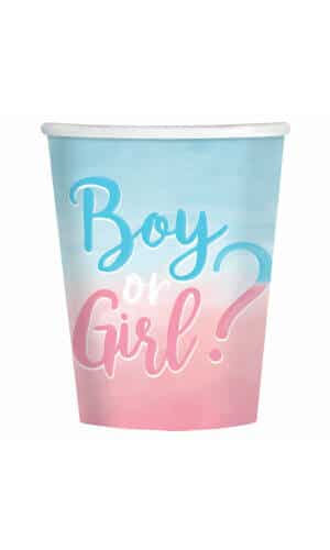The Big Reveal Paper Cups 250ml - 8pk