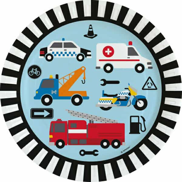On the Road Paper Plates 22.8cm - 8pk
