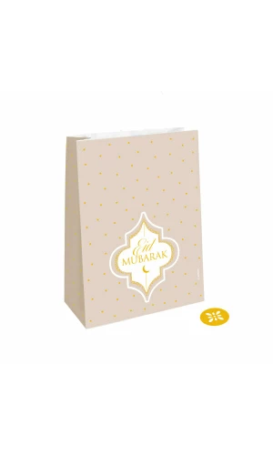 Eid Ramadan Paper Bags 15x21x6cm - 4pk