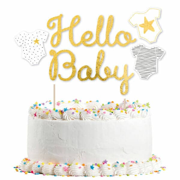 Hello Baby Cake Topper