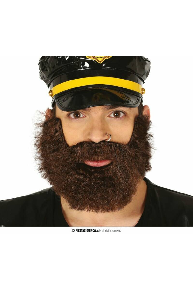 Brown Bush Beard - Adult One Size