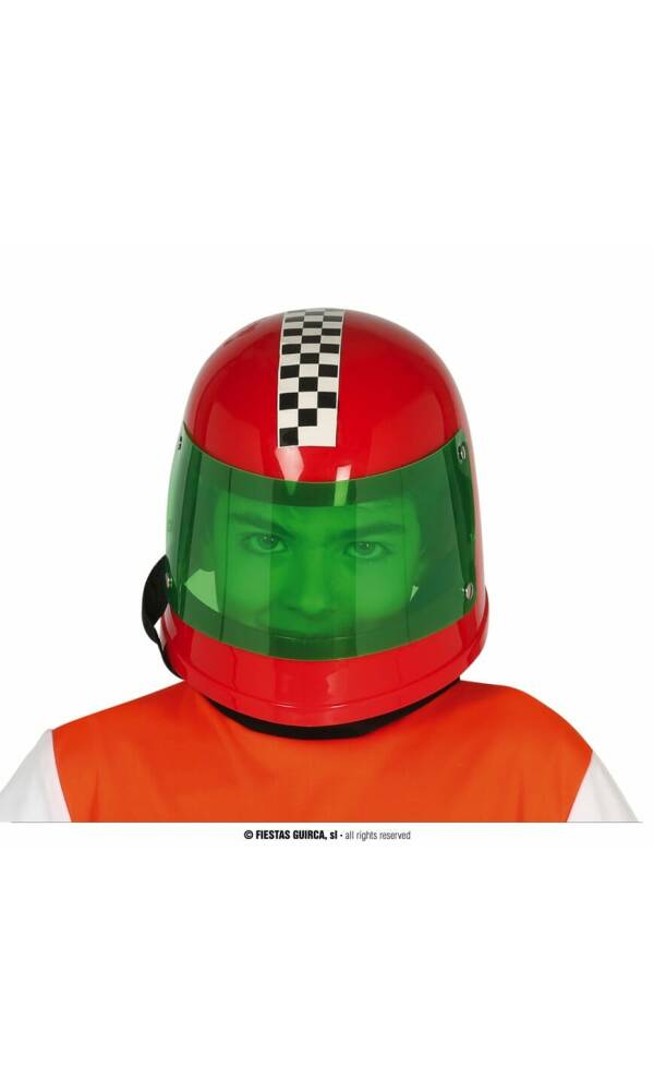 F1 Driver / Racer Red Helmet - Child One Size