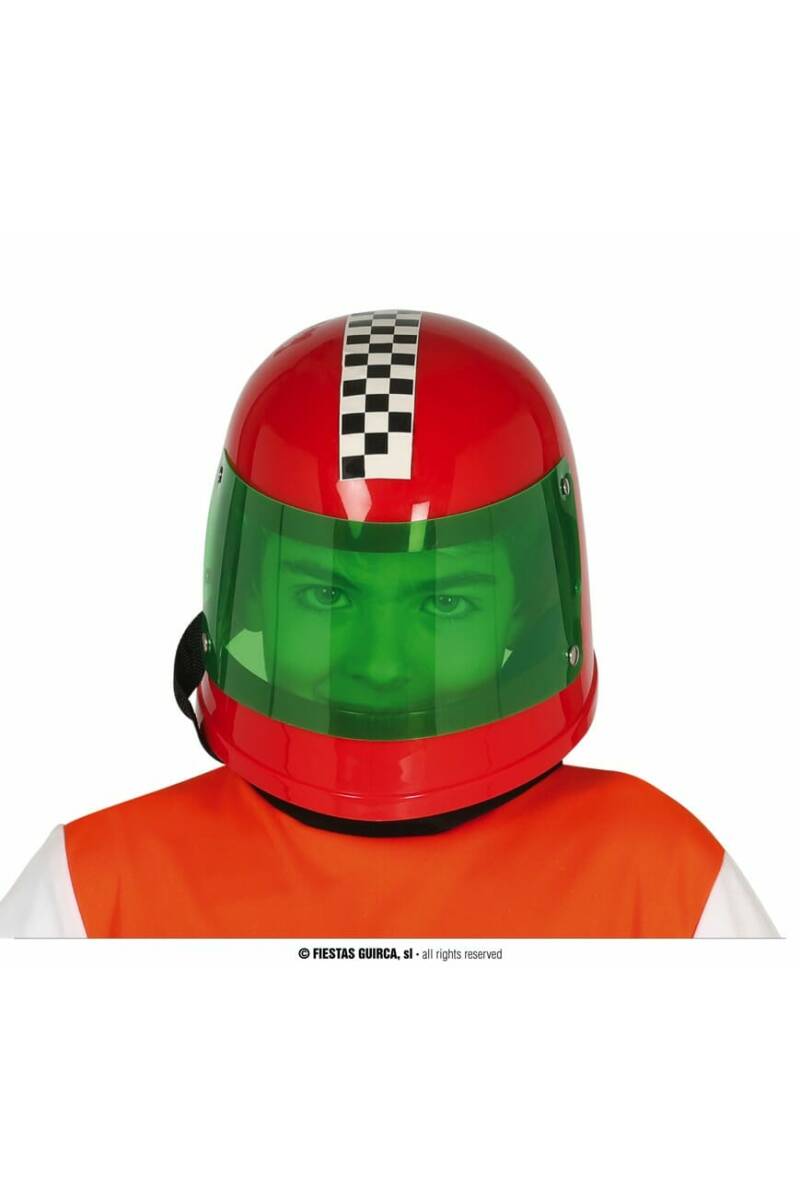 F1 Driver / Racer Red Helmet - Child One Size