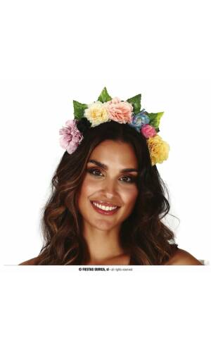Multicolored Flowers Headband