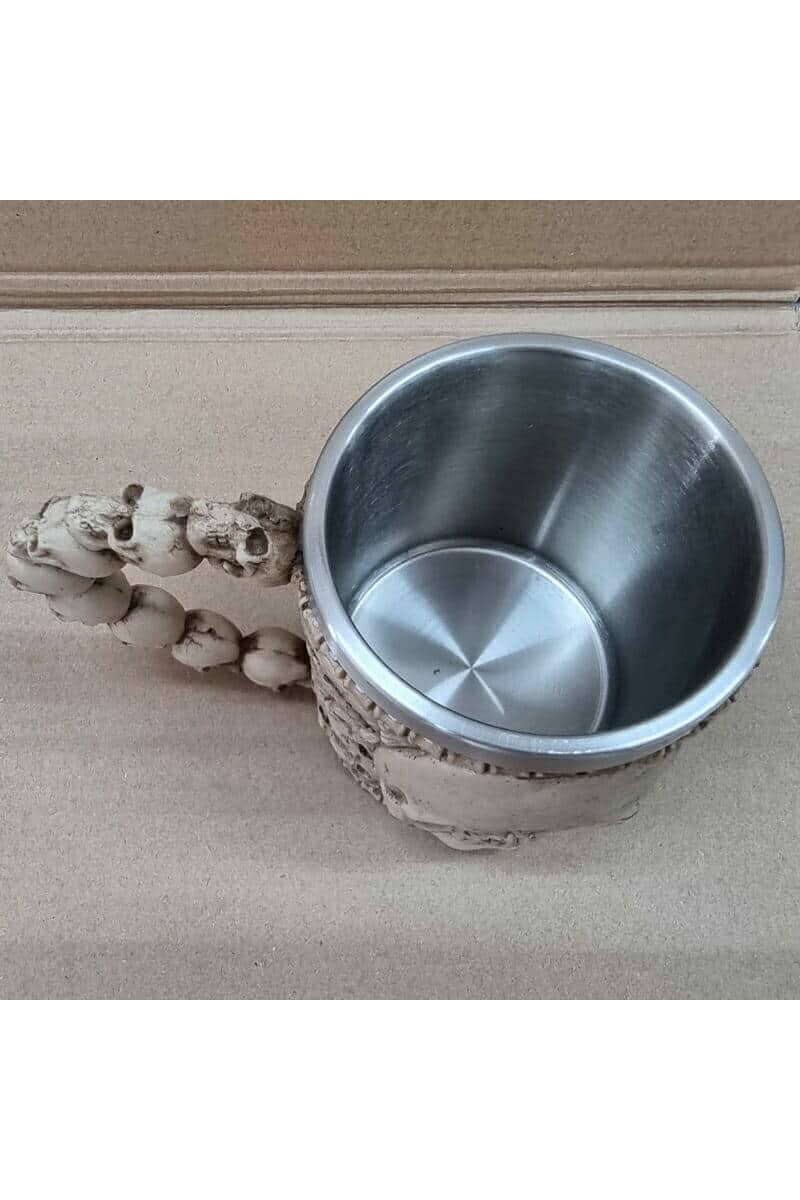 Halloween Skeleton Red Eyes Mug - 11cm x 15cm