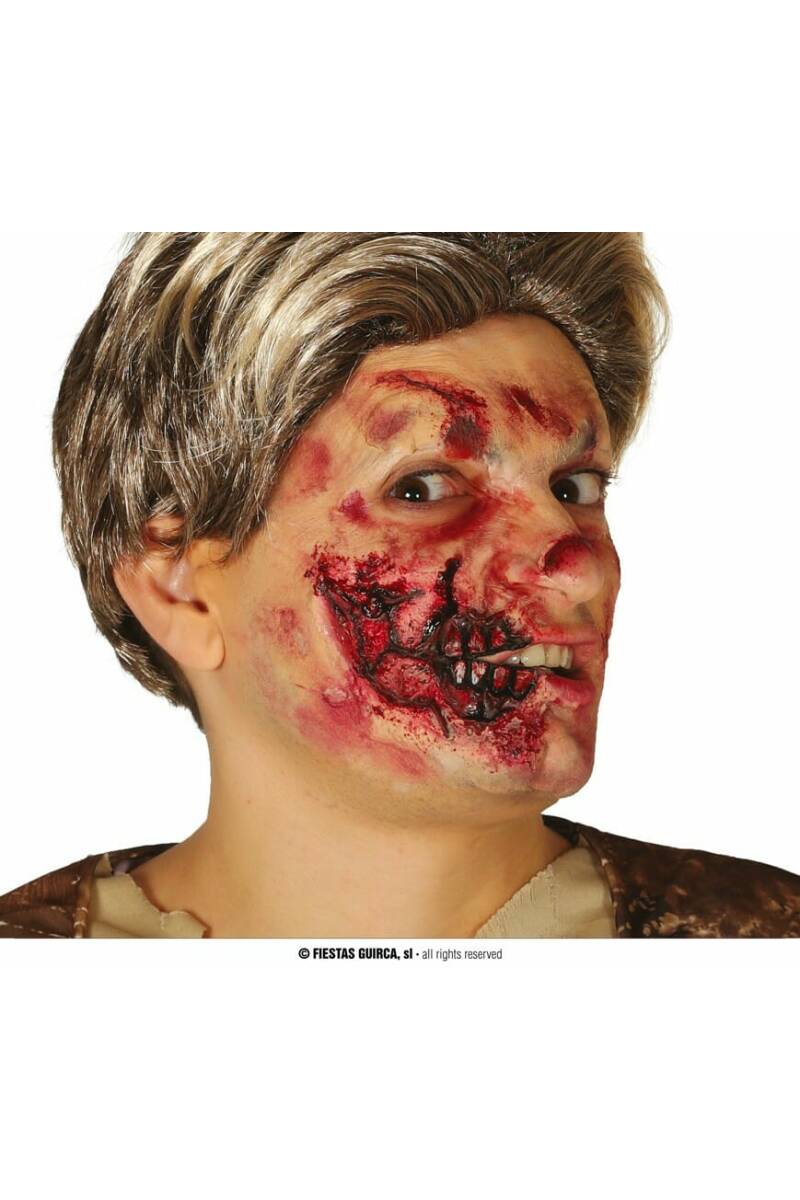 Latex Face Cheek & Mouth Scar