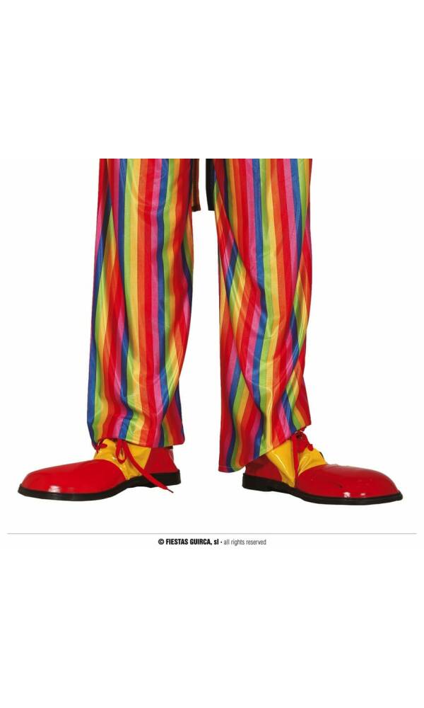Extra Red/Yellow Clown Shoes - Adult One Size