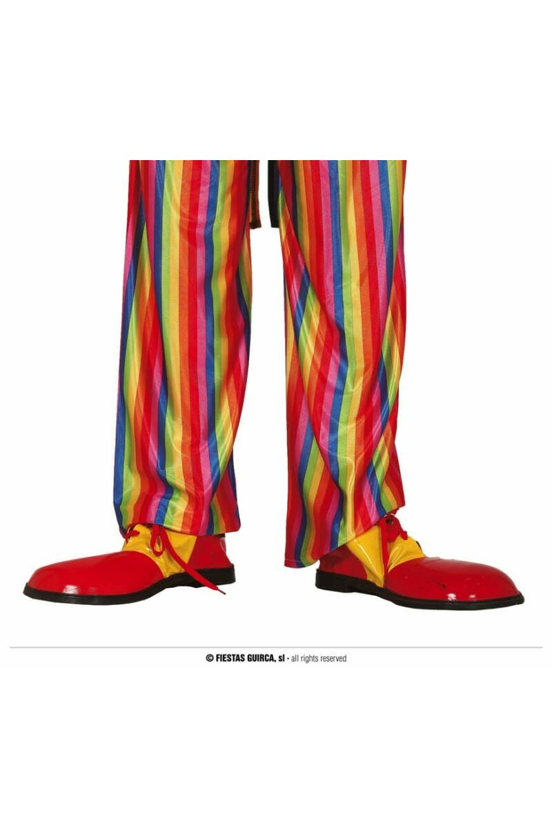 Extra Red/Yellow Clown Shoes - Adult One Size