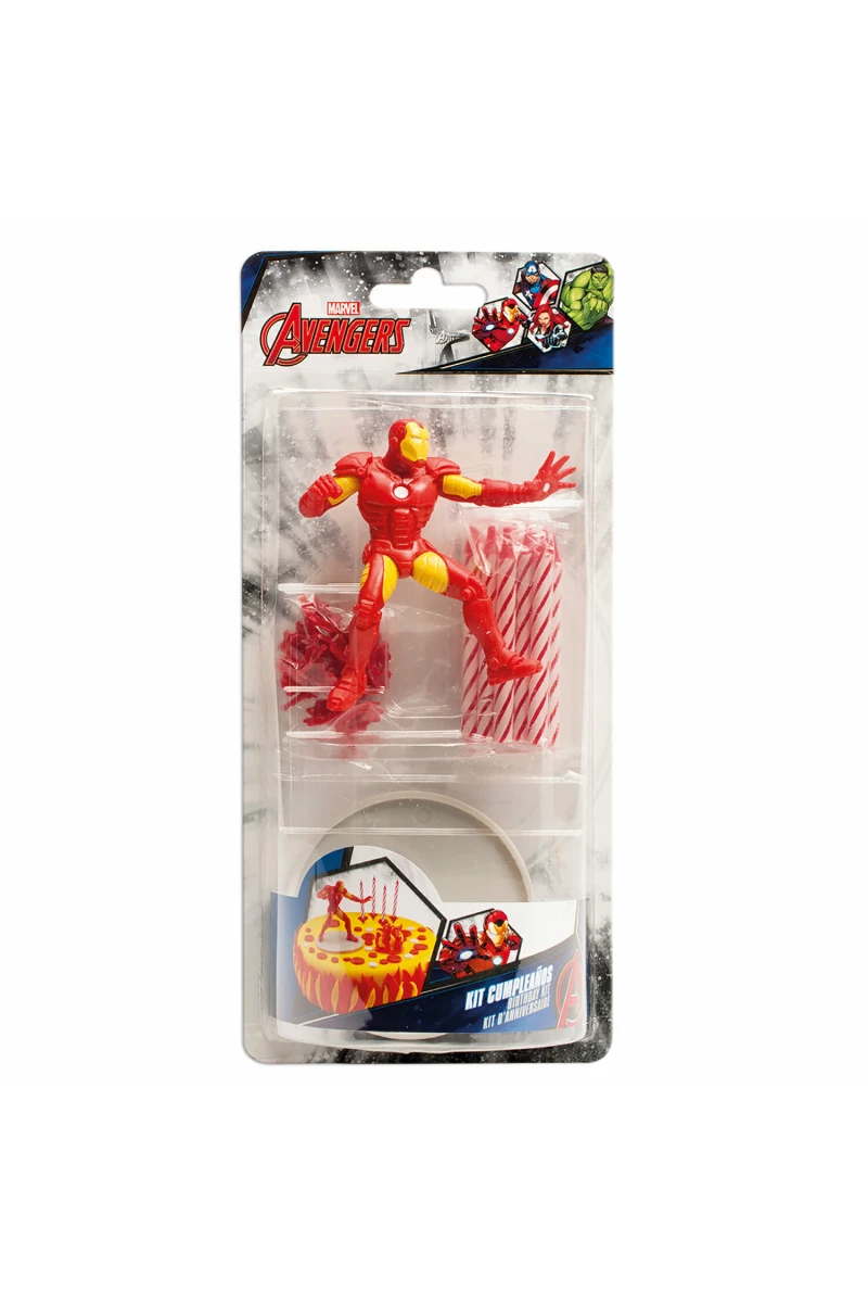 Avengers Iron Man Cake Topper Decorating Kit (225265)