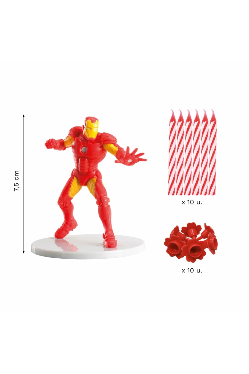 Avengers Iron Man Cake Topper Decorating Kit (225265)